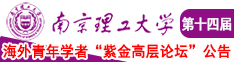 操逼操奶子视频网站南京理工大学第十四届海外青年学者紫金论坛诚邀海内外英才！